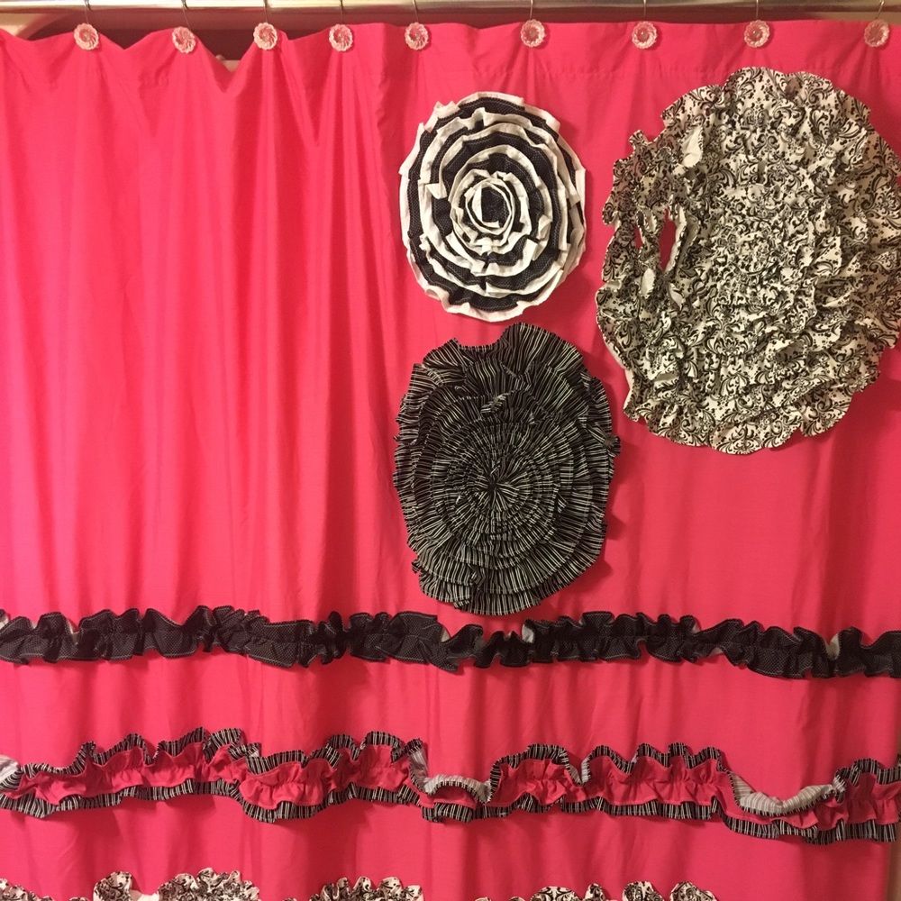 Custom shower curtain